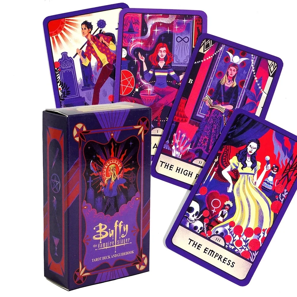 

78 Cards Buffy The Vampire Slayer Tarot Deck Follow The Wisdom Of Buffy Beautifully Illustrated Fortune Telling Game Divination