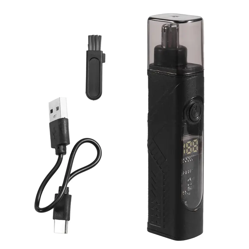 A66Z 남성용 그루밍 세트 전기 코털 트리머 휴대용 다기능 USB 충전식 코털 및 귀털 트리머