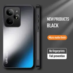 Realme Neo7 Turbo AG Frosted Backplate Hard Case - Skin Feel Back Cover for Realme Neo7x (Black)