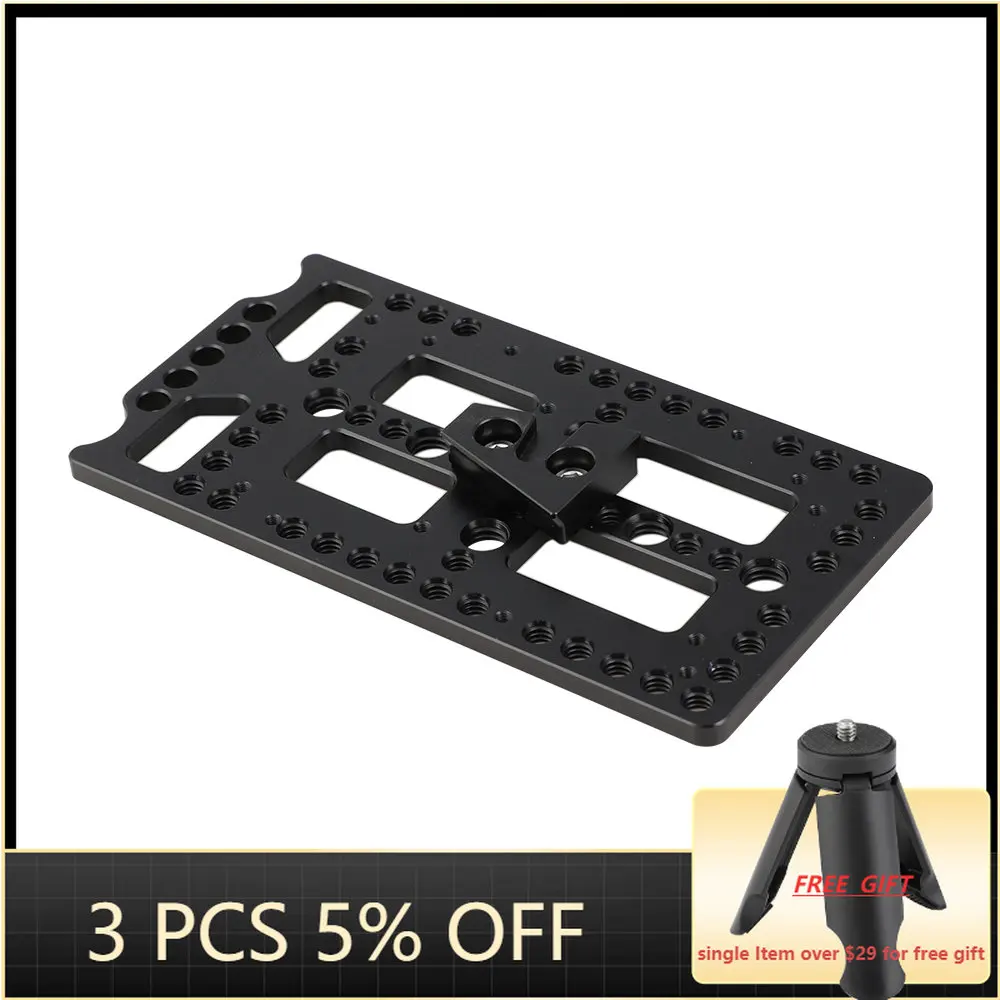 SZRIG Cheese Plate With Quick Release Male V Lock Mount For Camera
