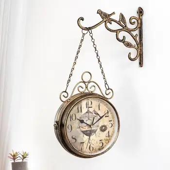 European Double-Sided Wall Clock 1