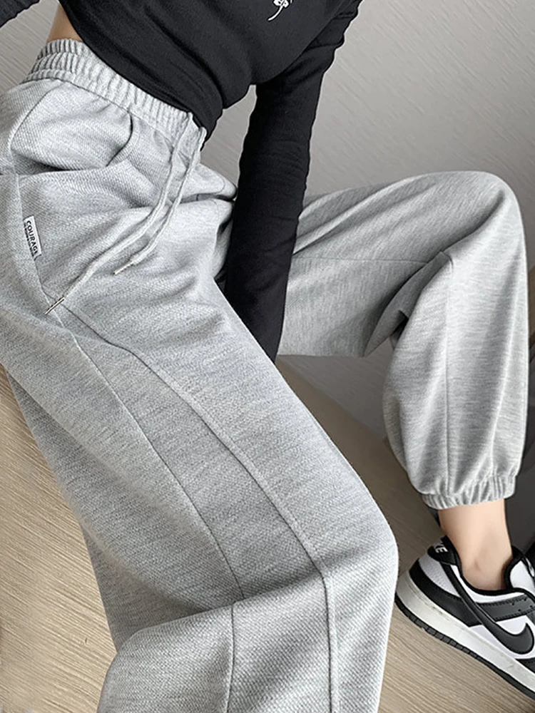 

High Waist Sweatpants for Women Harem Pants Summer Straight Loose Jogger Sport Trousers Y2K Autumn Casual Streetwear Sweatpants