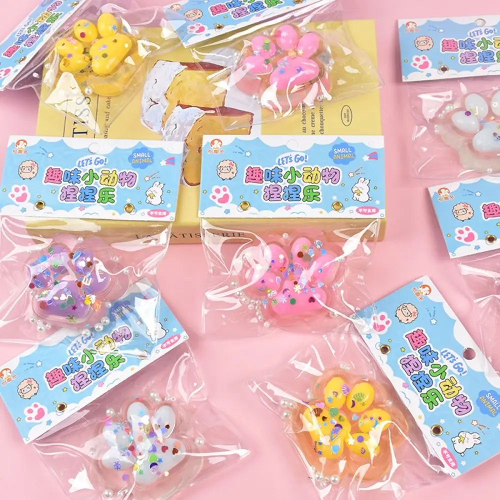 HOT Cat Paw Decompression Toys Kawaii Cartoon Antistress Squishy Stress Relief Slow Rising Toys For Adult Kids Stretch Squeeze T 3