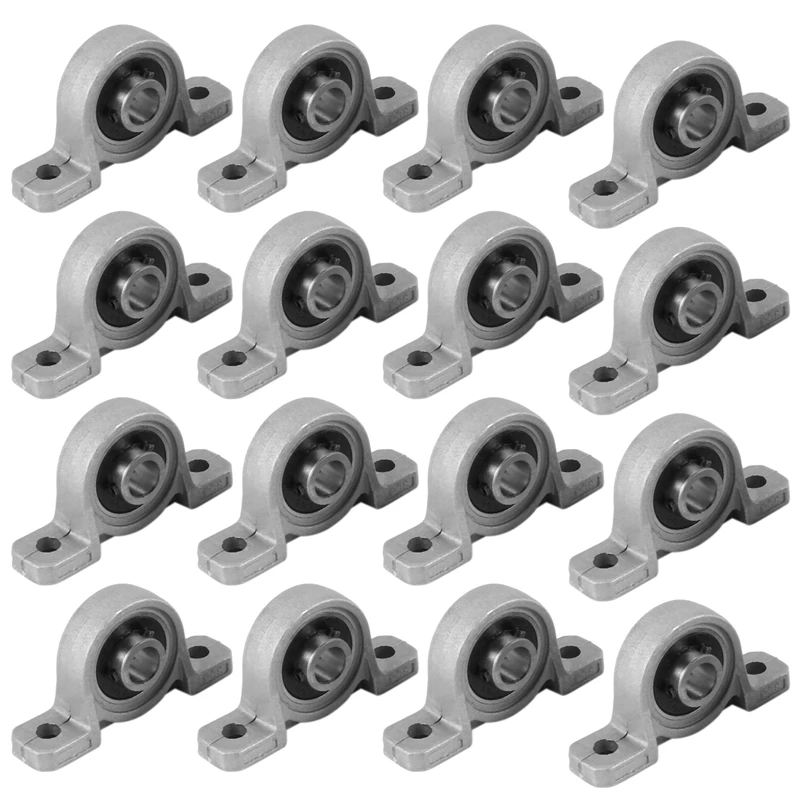 Promotion! 4Pcs KP08 Pillow Block Mounted Ball Bearing (Diameter 8Mm Bore) Zinc Alloy |