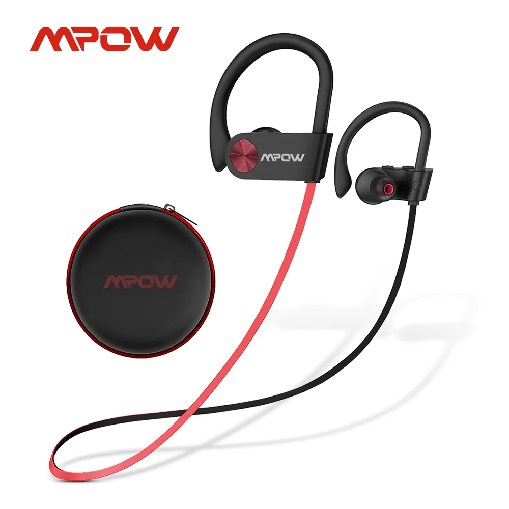 Auscultadores Mpow-flame ipx7, à prova d'água, bluetooth, v5.3, com cancelamento de ruído, microfone, hi-fi, estéreo, sem fios, desportivos, auriculares