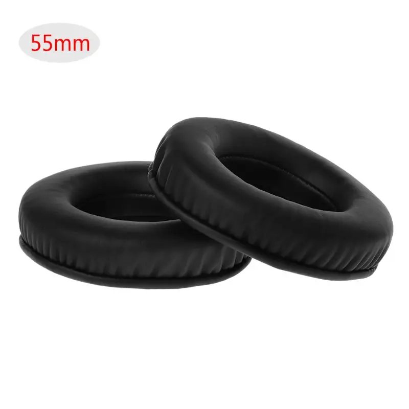 

2 Pieces Portable Headset Cover Replacement Earmuff Soft Ear Pad Cover Earphone Cushion Breathable Earphone Memory Foam