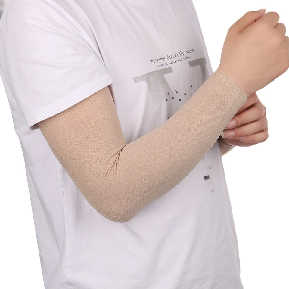 Y·J Back home Armmouwen voor dames en herem, jongeren, zonbescherming, koeling, UPF 50, compressie armmouw, bedekking voor tatoeage, mouwen om armen te bedekken, Blauw