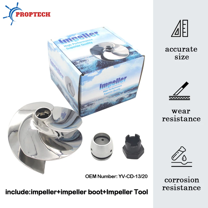 Jet Ski Impeller Replaced Solas YV-CD-13/20 160mm 3 Blades For Yamaha GP1800 SVHO FX SVHO FX CRUISER LIMITED