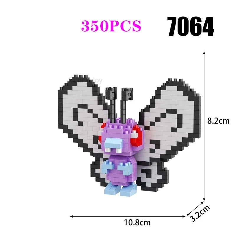 Lustige Pokemon-Bausteine Anime Picachu Charizard Puppe Blastoise Bulbasaur Gengar Pokémon-Bausteine Spielzeug als Geschenk für Kinder – Detail 1