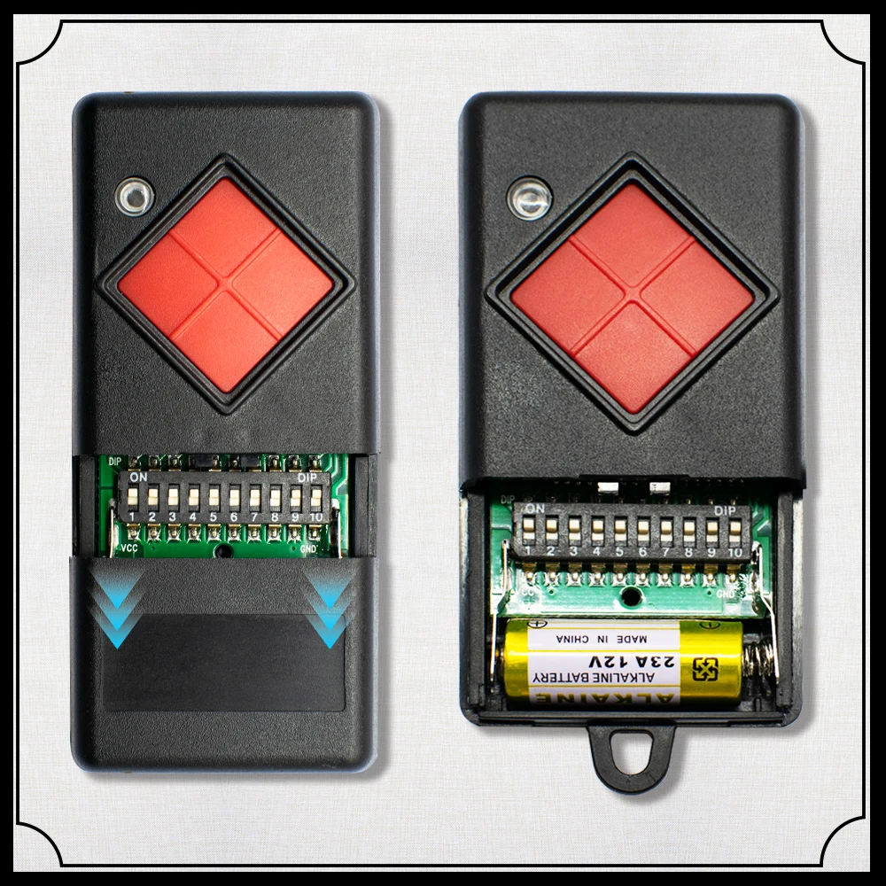 Garagem Porta Controle Remoto, Portão Abridor, Transmissor Portátil, 40.685MHz, DICKERT MAHS40-01, MAHS40-04, 40MHz