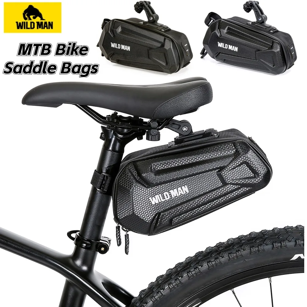 Aeroclam P2 Bike Saddle Bag - Waterproof Hard Shell Under Seat Storage For Road & Mountain Bikes Aerodynamic Road Bike - View #7
