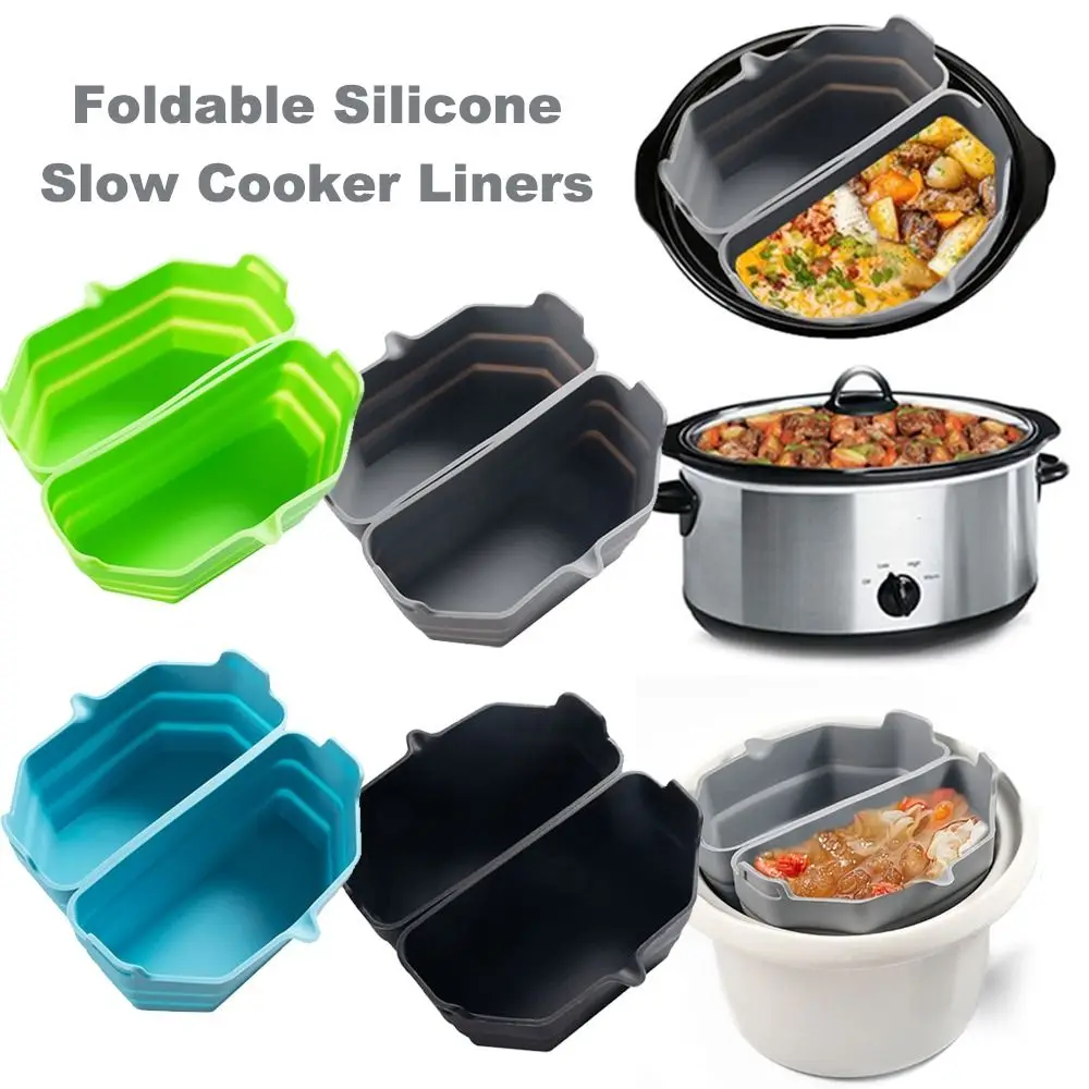 Foldable Slow Cooker Liners Baking Basket Replacement Liners Slow