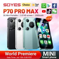 World Premiere SOYES P70 Pro Max Mini Smartphone  Android8.1 3.0 Inches 16GB  2000mAh Face ID Dual SIM Standby Play Store 3G 1