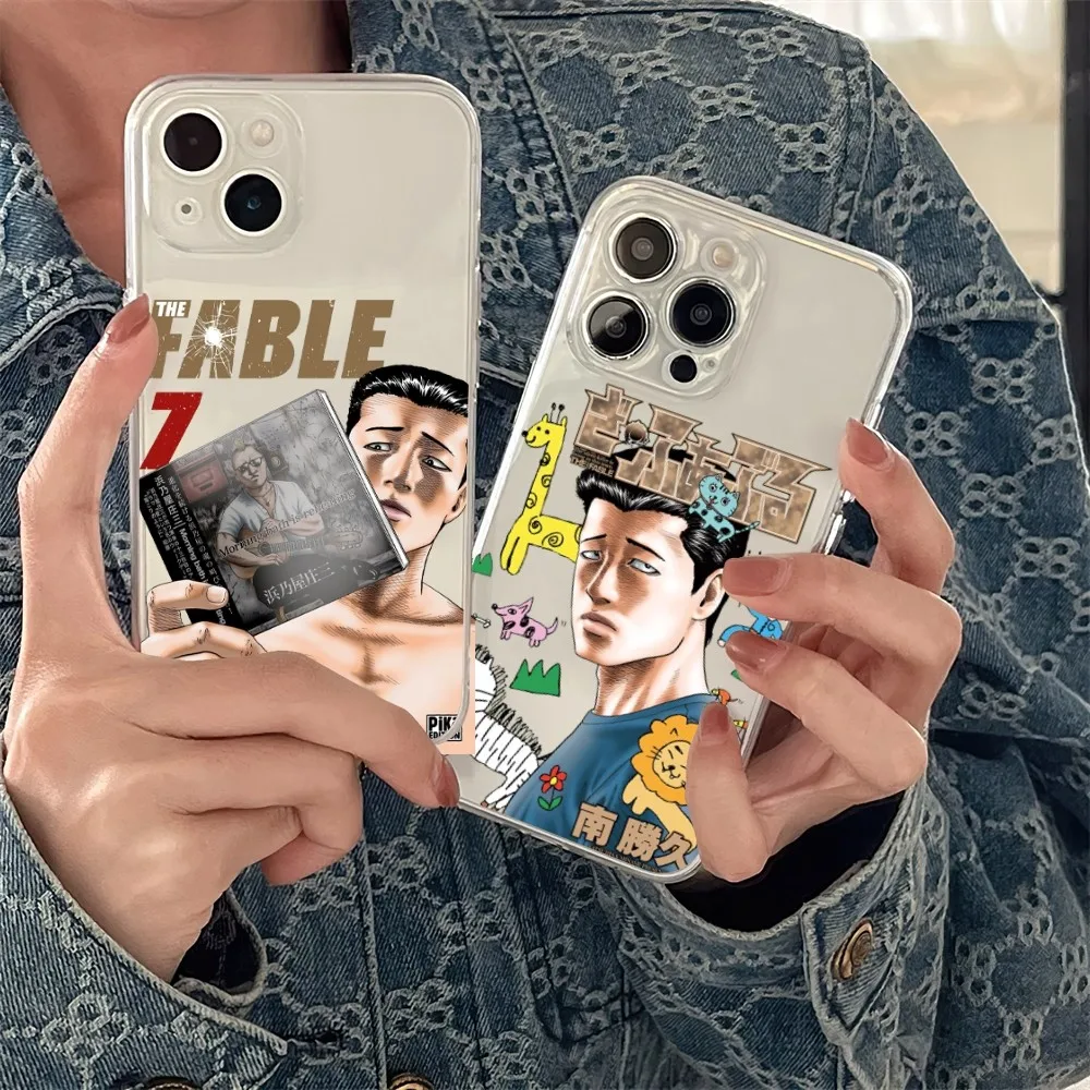 La Fatable The Second Contact Manga Phone Case Per Iphone 11 12 Mini 13 14 15 Pro Xs Max X 8 Plus Se Xr Guscio Trasparente