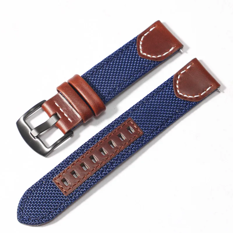 Retro Nylon Watch with 22/24mm Male Band - Perfect
