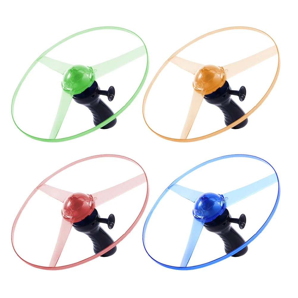 4 Pcs Glowing Flying Disc Toys Premium Plastic Material Fun Educational Kids Outdoor Games UFO Flying Discs Glow In Dark 6