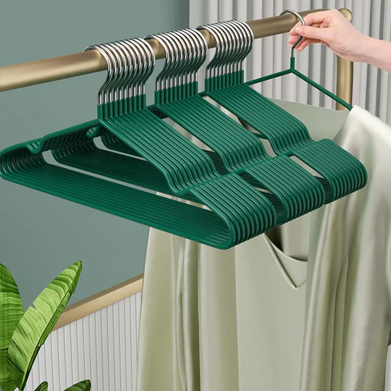Non Slip Hangers Durable Duty Hangers No Shoulder Bump Suit Laundry Hangers Space Saving Adult Clothes Hangers 10pcs clothes hanger