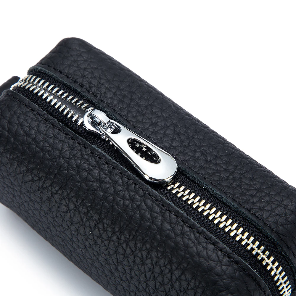 Key Organizer Key Case Key Purse Key Holder Coin Purse Real Leather Men Women Key Holder Cute Car Keys Bag Quality Coin Purse Small Things Organizer Mini Wallet With Double Key Chains