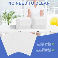 Draps de lit jetables, 100 pièces, pour Salon de beauté, Spa, Massage, épais, Non tissé, respirant, voyage, affaires, hôtel, hôpital 3