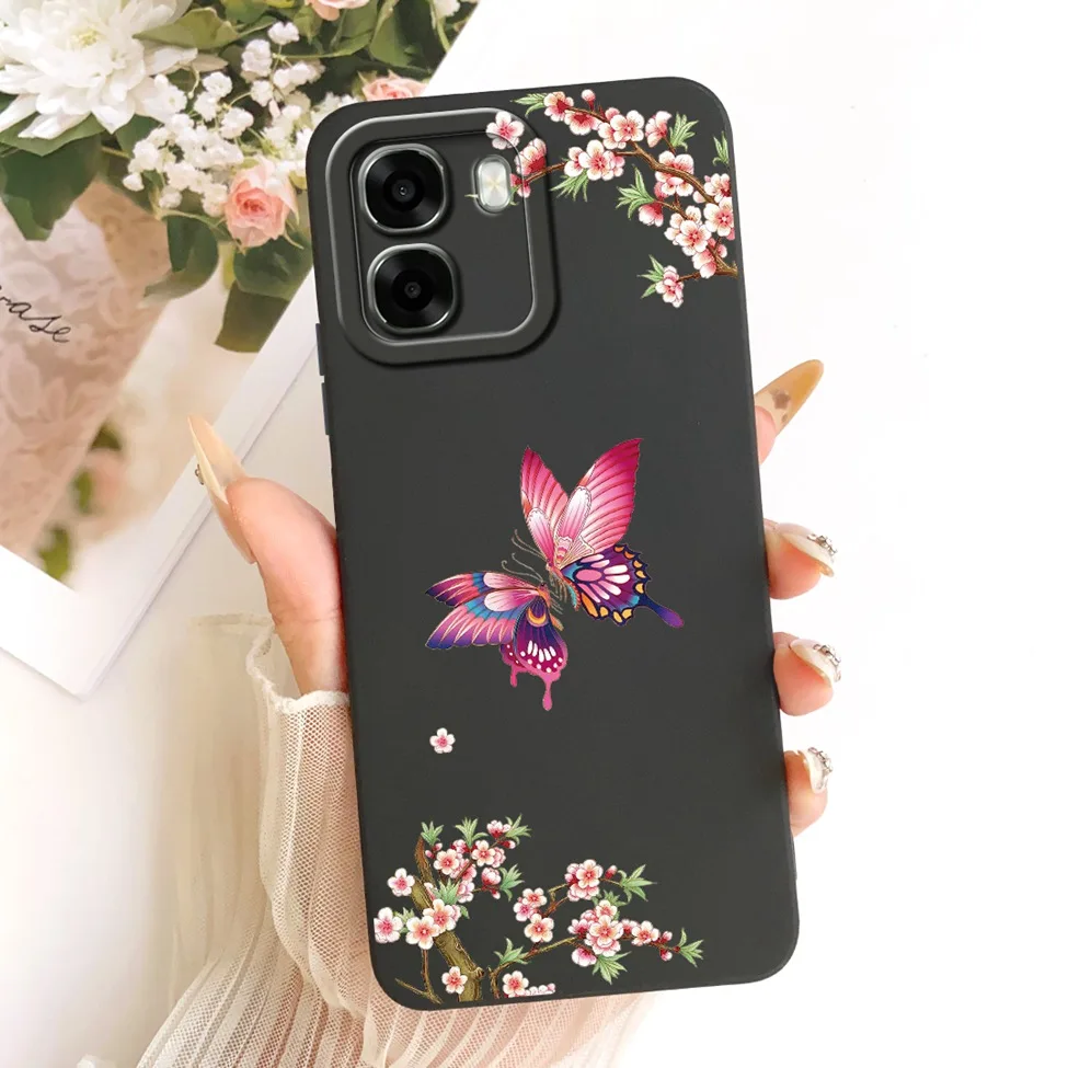 Cute Kawaii Luxury Fashion Flower Silicone Phone Case Cover