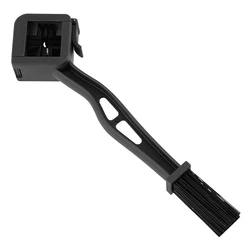 Deluxe Chain Cleaning Brush & Scrubber for Bikes and Motorcycles (Black)