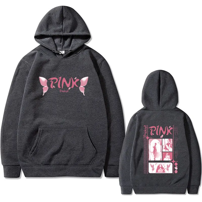 Rapper Nicki Minaj Pink Friday 2 Graphic Hoodie 2024 World Tour Sweasthirt Men Women Hip Hop Casual Oversized Fleece Hoodies