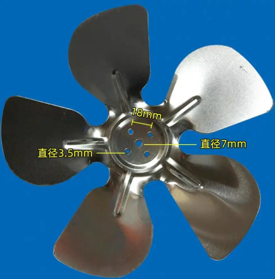 pecas para geladeira 5 laminas aluminio 02