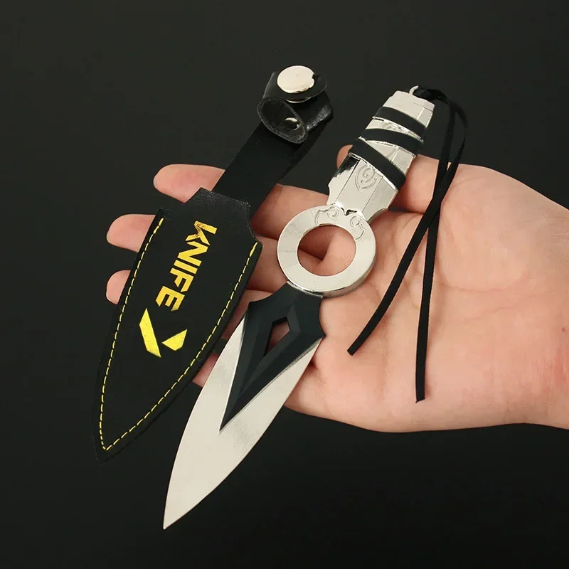 Valorant Weapon Butterfly Toys 17cm JETT Kunai Swrod Melee Weapon All Metal Game Peripheral Samurai Sword Home Ornaments Gifts 2