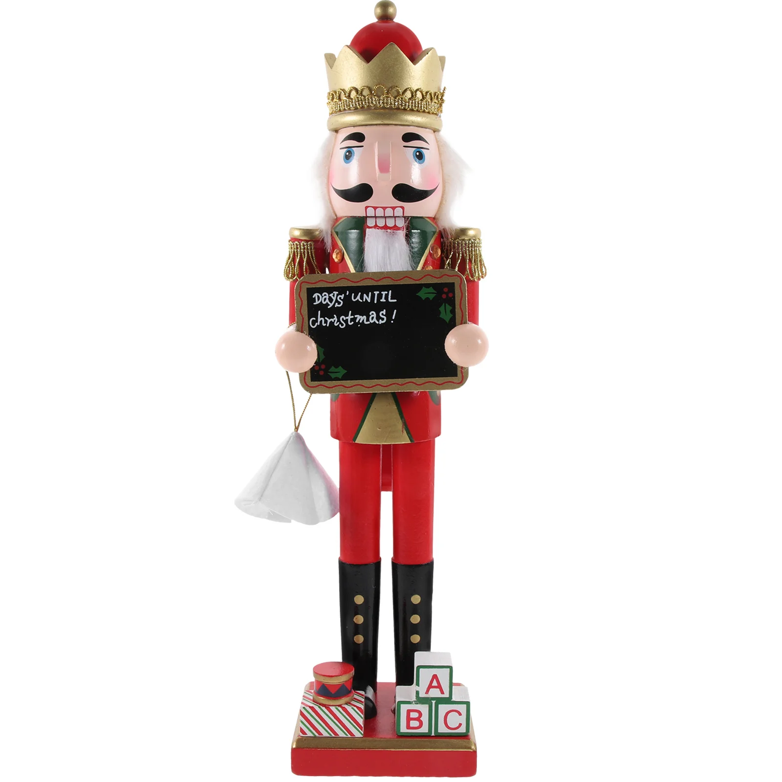 

Christmas Desktop Nutcracker Figure Wooden Nutcracker Ornament Xmas Nutcracker Decoration