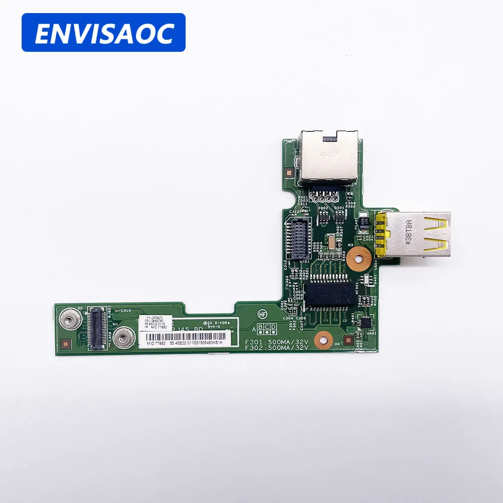 

For Lenovo ThinkPad L430 laptop IO USB RJ45 Network card Jack board 04W3743