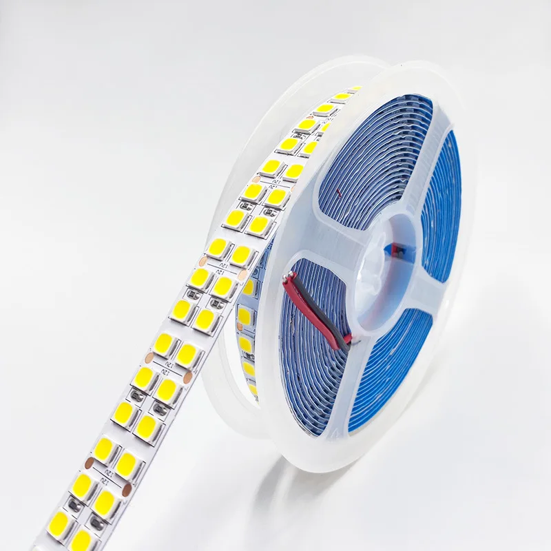 

50m 5054 5050 240 Leds/m LED Strip Double Row 24w/m Soft Flexible Tape 12v 3000k 4000k 6000k 5050 LED Linear Backlight CRI85