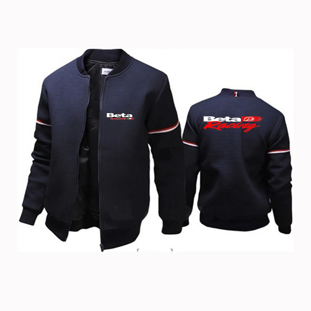 

2023 New Men's Printing Beta Racing Motocross Motorcycle Fashion High Quality Long Sleeves Round Neck Slim Jackets Casual Coat