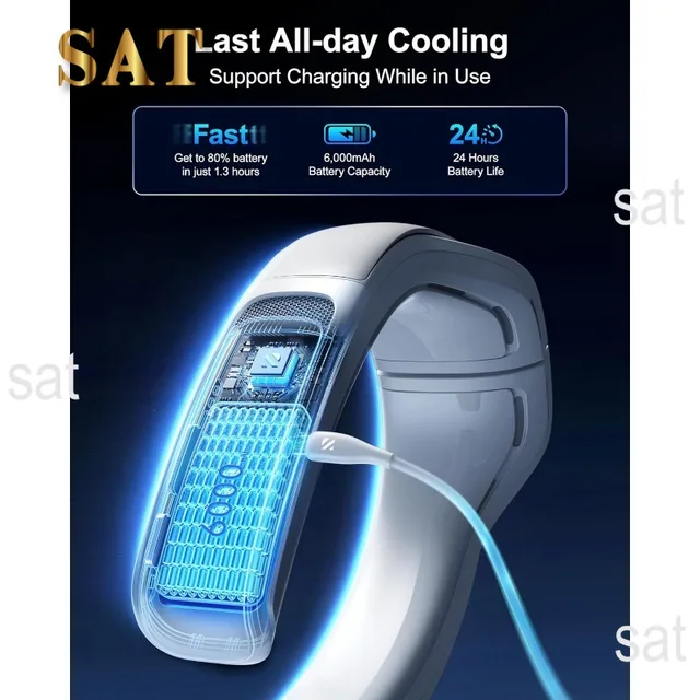 For RANVOO 2024 [No.1 Coolest & Most Portable] AICE LITE Neck Air 