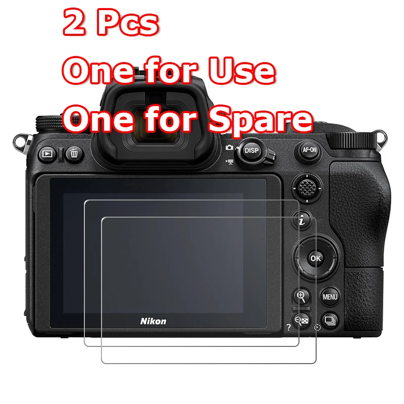 Pellicola Vetro Temperato Per Nikon Z7II E Z6II - Schermo LCD E Superiore | Durezza 9H, Antigraffio E Facile Applicazione