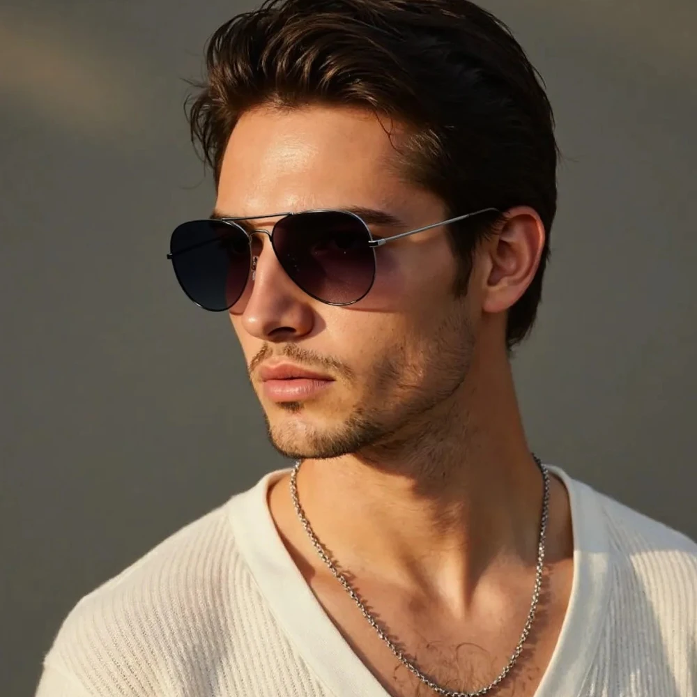 polarized sunglasses fashion sunglasses Classic Pilot Men Women Polarized Vintage Metal Ray Sun Glasses Mirror Colors Driving Male Shades UV400