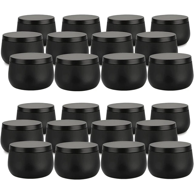 24 Pack Candle Tins 8 oz with Lids, Bulk Empty Candle Jars for Making  Candles, Premium Metal Candle Containers, Round Candle - AliExpress