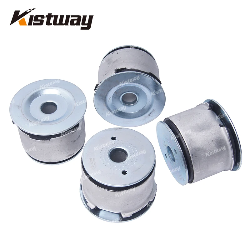 4pcs Rear Axle Beam Mounting Bonded Rubber Bushing For Volkswagen 