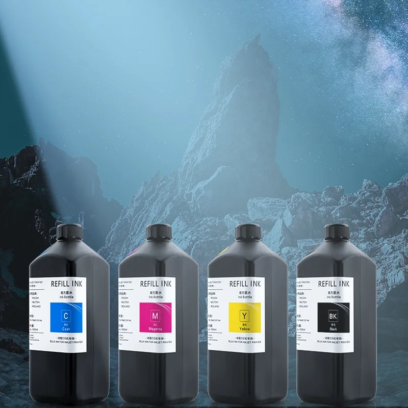 Tinta de Cura uv para Epson Xp600 Tx800 Xp600 Tx800 L800 L805 L1800 R290 R300 1390 1400 1410 1430 Dx5 Dx7 Dx10 Impressora uv 1000ml de - Imagem 3
