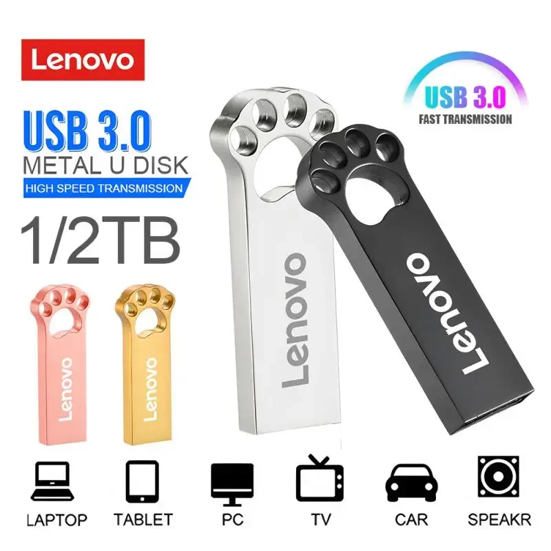 Lenovo Usb Flash Drive 2Tb Usb 3.0 Interfaccia 1Tb Pen Drive Flash Drive Ad Alta Velocità 512Gb 256Gb Pendrive Usb Per Computer Portatile