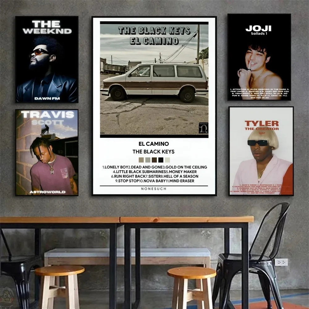 Rosalaya Motomami Travis Scott The Weeknd Singer Album Cover Poster Canvas Painting Wall Art Picture For Living Room Decor Gift