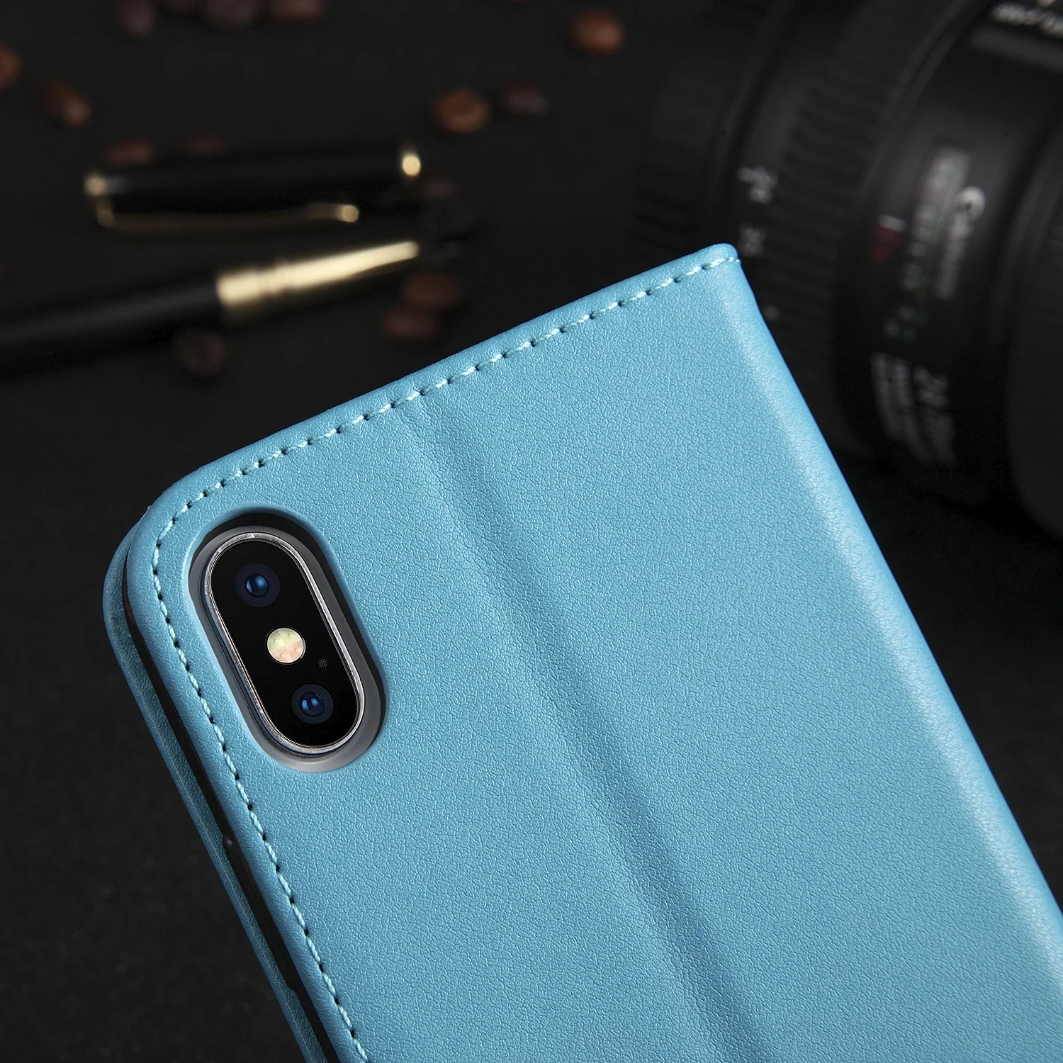 Leather Case For Samsung Galaxy S22 Ultra S21 S20 FE S10 Lite S30 S9 S8 Plus S7 Edge Note 20 Ultra 10 9 8 Flip Wallet leather wallet case leather case phone case leather phone case
