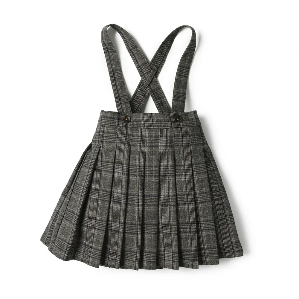 

New Girls' Cotton Skirt Children'S Pleated Dance Short Skirts Spring Autumn Baby Girls Princess Clothing Children Cotton Costume
