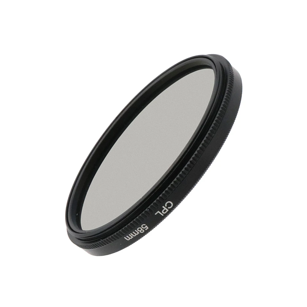 Filtro Polarizador CPL 55mm Para Cámaras - Compatible Con Nikon, Sony, Panasonic, Sigma, Etc.