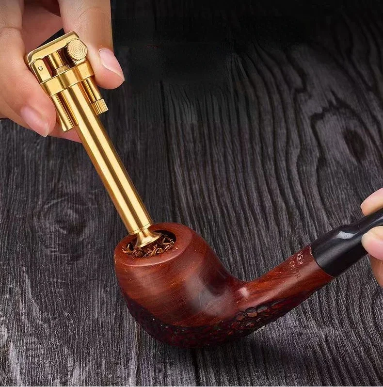 Bold Bamboo Lighter Torch Shaped Retro Kerosene Portable Easy Lighting Anywhere