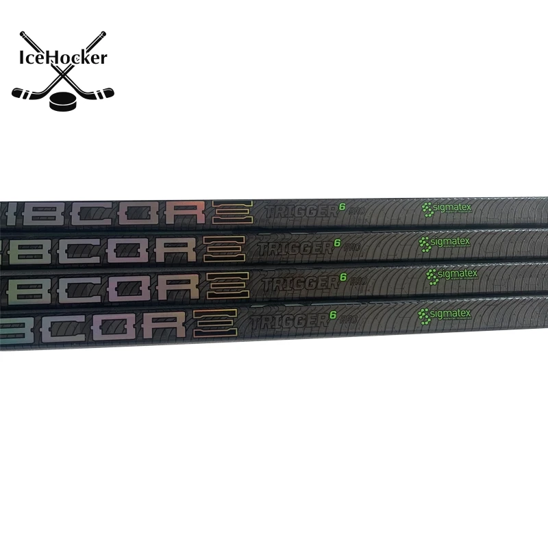 NEW ARRIVAL Ice Hockey Stick Trigger Series 6 pro with Grip Blank Carbon Hockey Sticks Tape SR P29 Flex 75/85/105