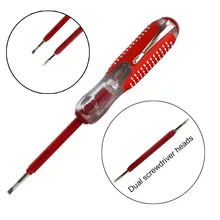

100-500V Test Pencil Dual Cross Slotted Screwdriver Head Durable Insulation Electrician Hand Tool Multifunctional Voltage Tester