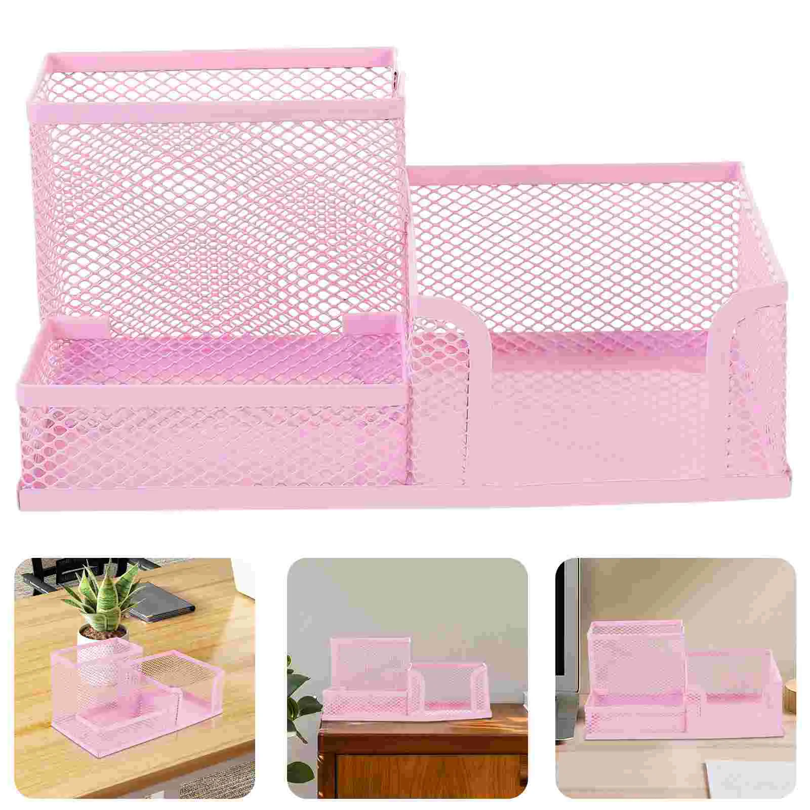 

Pencil Holder for Desk Cup Metal Accessories Pens + Holders Cups Desktop Organizer