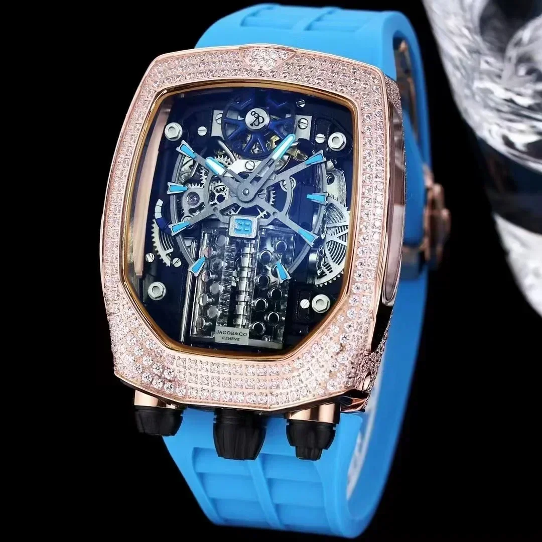 Men's Mechanical Watch automatic carving design mens watch
