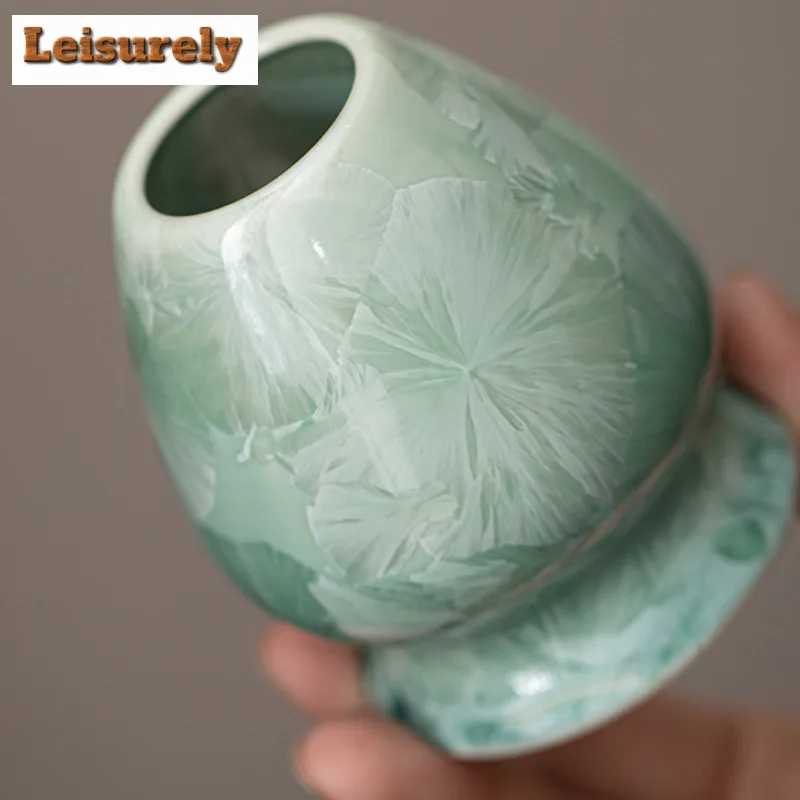 8pc/set Kiln Change Ice Flower Crystal Glaze Matcha Tea Set Whisk Stand Tea Ceremony Matcha Bowl Grinder Brushes Tea Tool Holder