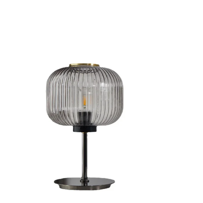 

Modern Light Luxury Glass Desk Lamp Italian Creative Design Bedside Night Light Bedroom Warm Desk Lamp Study Decorative Light